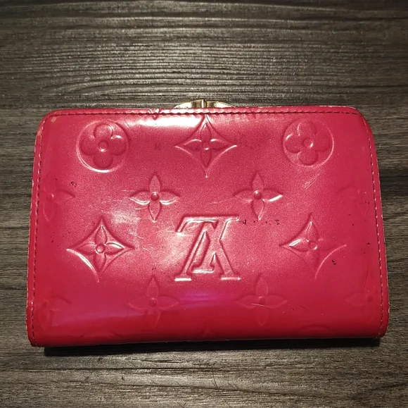 Louis Vuitton Vernis French Purse Wallet Rose Pop - Picture 2 of 12